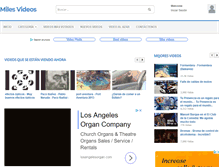 Tablet Screenshot of milesvideos.com